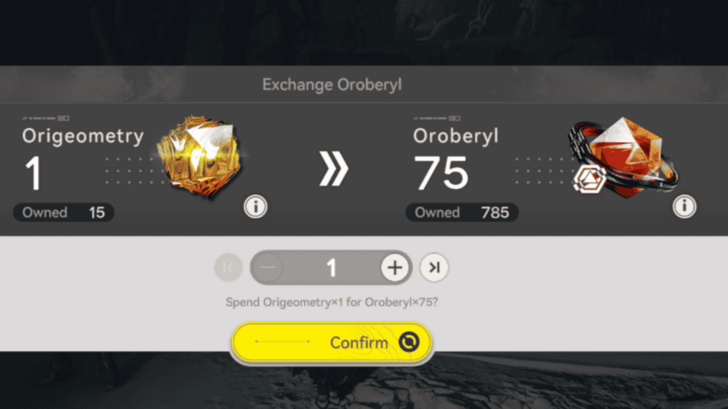 Arknights Endfield Origeometry to Oroberyl Exchange