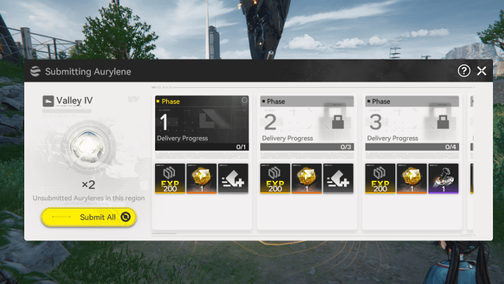 Submit Aurylenes to TP Points