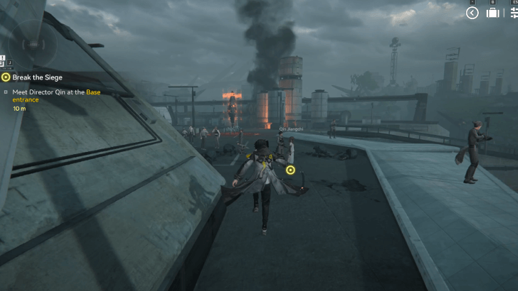 Meet Director Qin at the Base Entrance