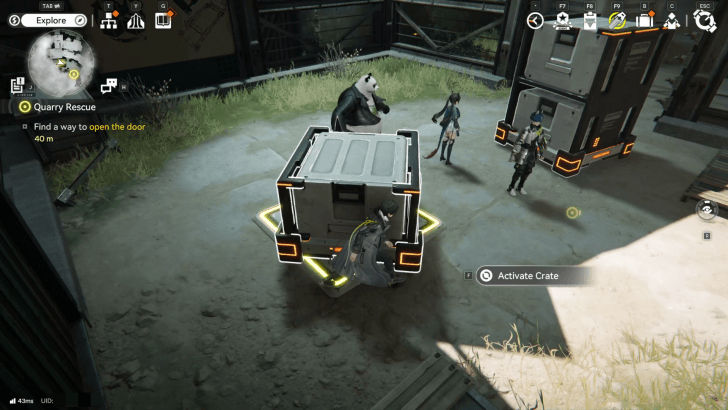 Place the Small Drop Crate to Open the Laser Gate