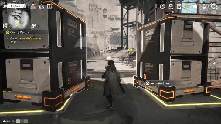 Push the Two Drop Crates to Unlock the Door