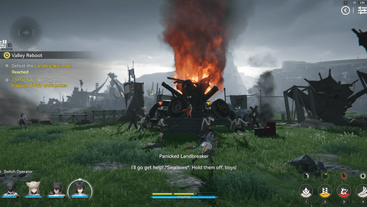 Defeat the Landbreaker Mob