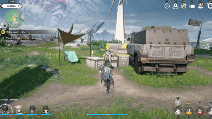 Meet with Andre at the Core AIC Area