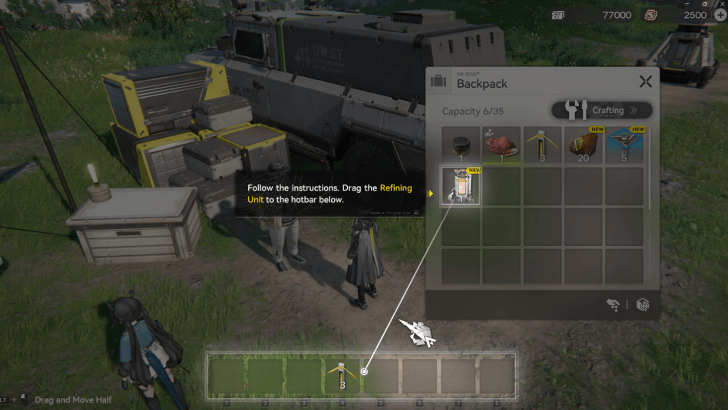 Talk to Andre and Place a Refining Unit