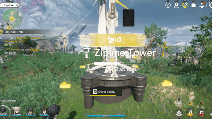 Go to the Originium Byproduct Processing Center