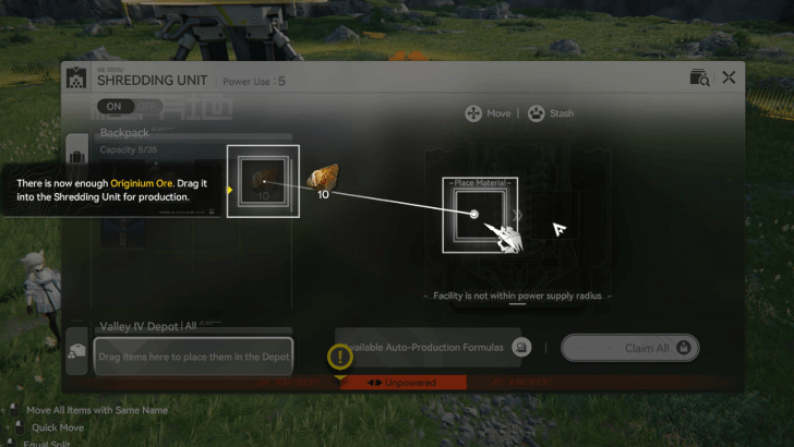 Use the PAC to Construct a Shredding Unit