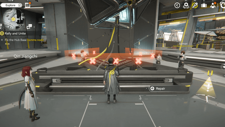 Return to Base and Talk to Director Qin