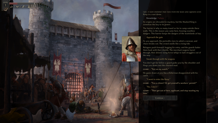 Bladesong Failed to Enter Keep