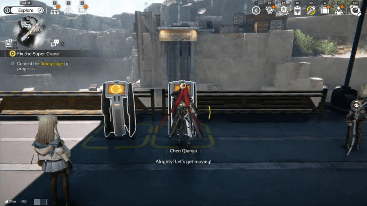 Control the Lifting Cage to Progress