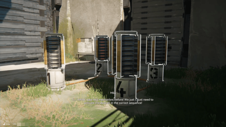 Hit the Reactive Devices in the Correct Sequence