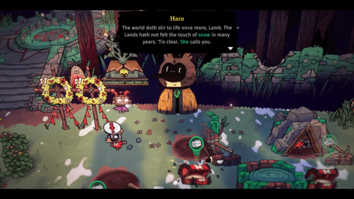 Haro Appears After the Offering