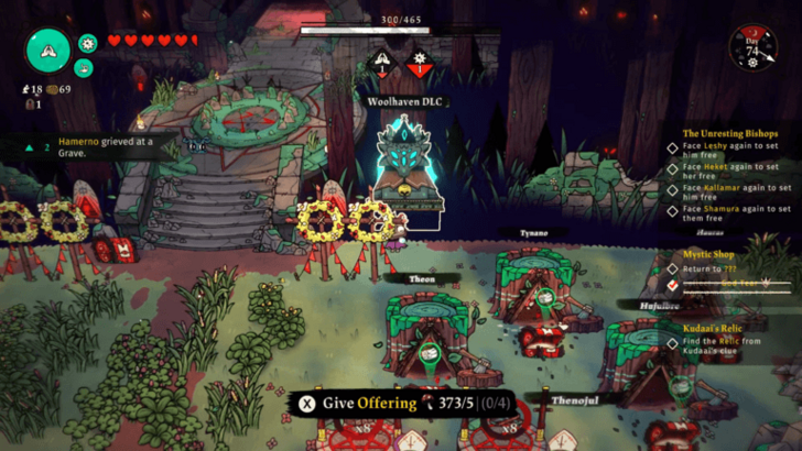 Interact With the Yngya Statue