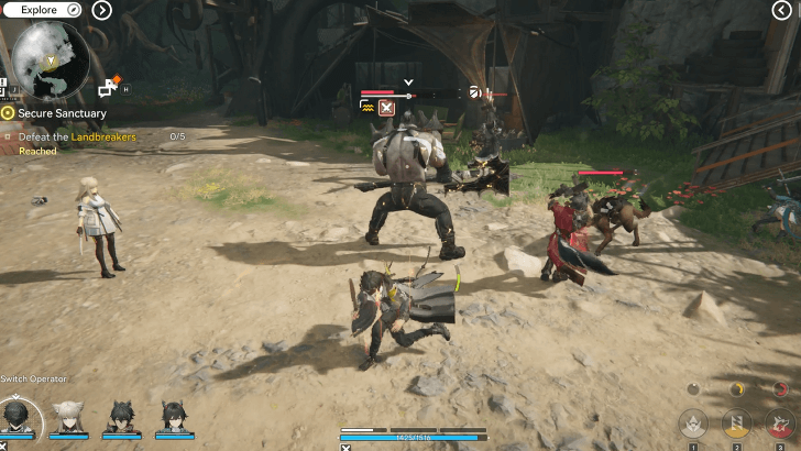 Defeat the Landbreakers Again