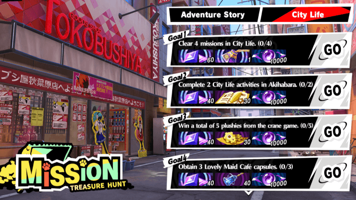P5X - Akihabara Mystery Map Rewards