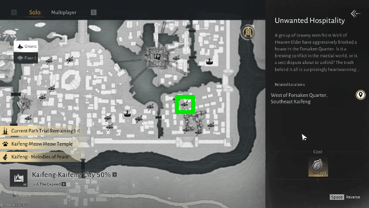 Unwanted Hospitality Map Location