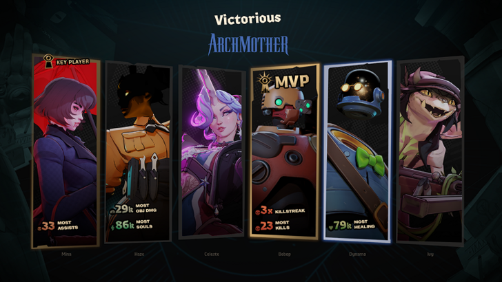 Deadlock Postmatch Screen