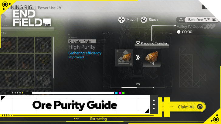 Arknights Endfield - What is Purity and How to Increase It