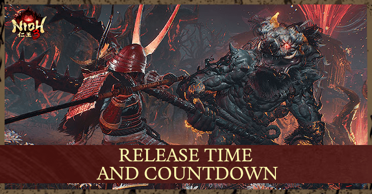 Nioh 3 - Release Time and Countdown