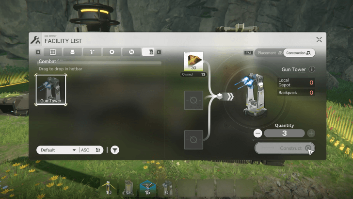 Collect the Origocrusts and Construct Gun Towers