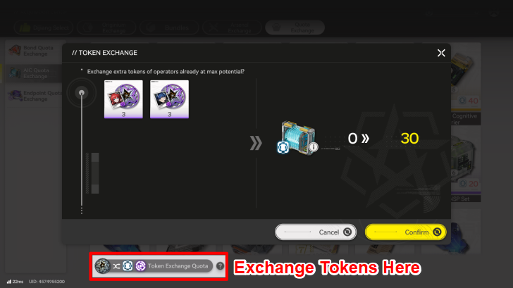 Arknights Endfield AIC Quota Token Exchange