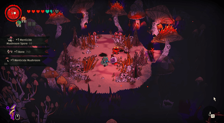 Obtain Menticide Mushrooms in Anura