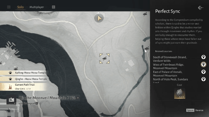Perfect Sync West of Twinbeast Ridge