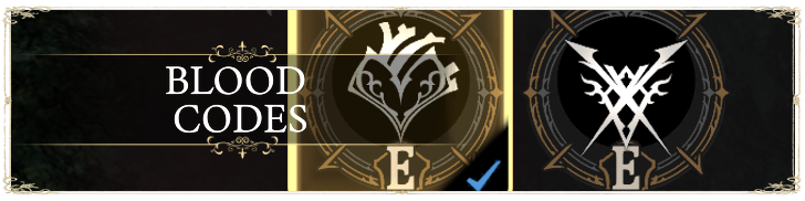 Blood Codes Partial
