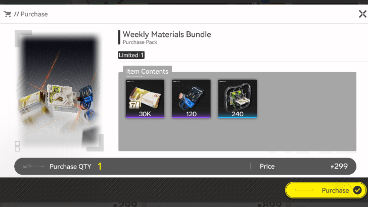 Weekly Materials Bundle
