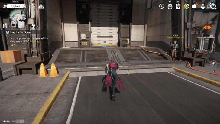 Speak to Vallia in the Originium BPPC Building