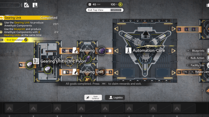 Produce Amethyst Components with 2 Gearing Units