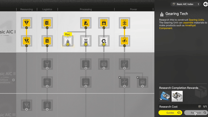 Research Gearing Tech