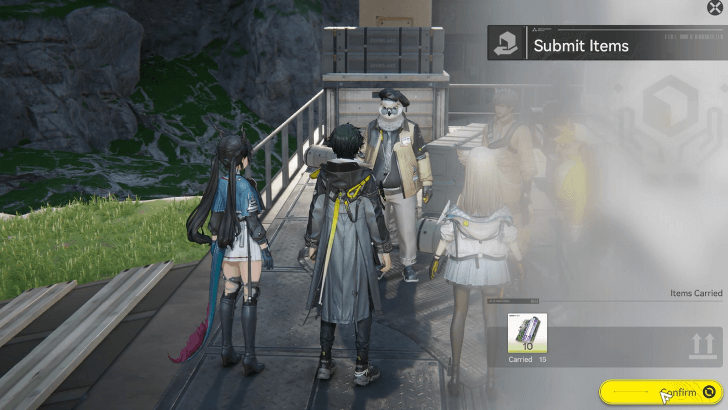 Give Andre the Completed Parts