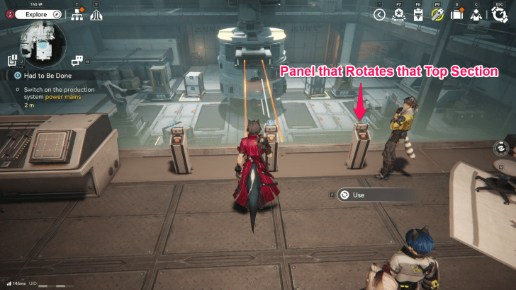 Rotate the Top Section