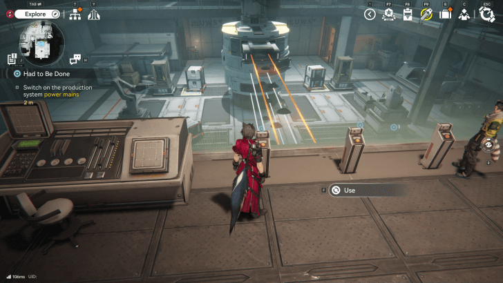 Switch On the Production System Power Mains