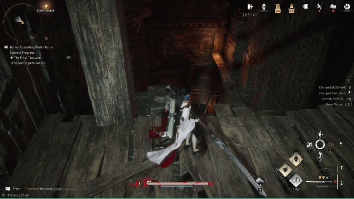 Getting the Chest on the Wooden Beam