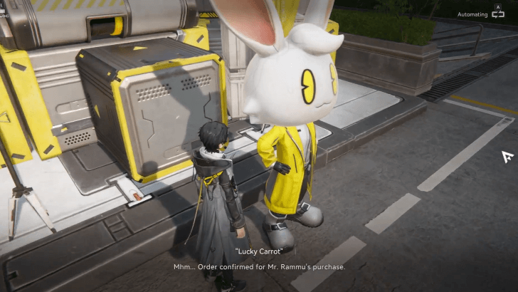 Talk to Lucky Carrot