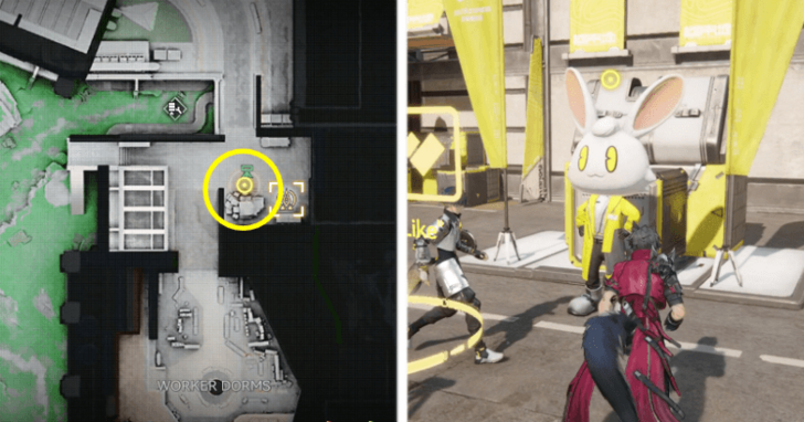 Find The Stock Redistributor at the Worker Dorms