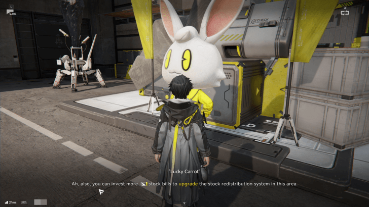 Talk to Lucky Carrot