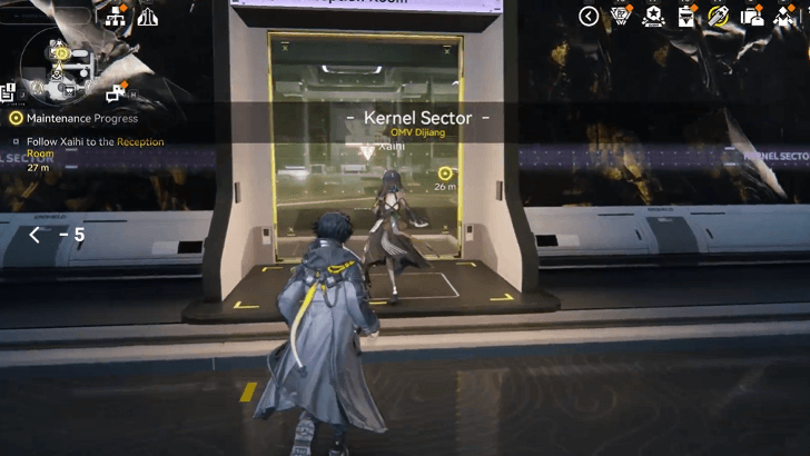 Follow Xaihi to the Reception Room