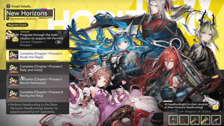 Arknights Endfield New Horizons Beginner Event  Guide