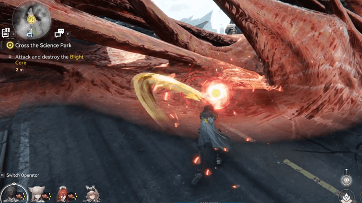 Attack and Destroy the Blight Core