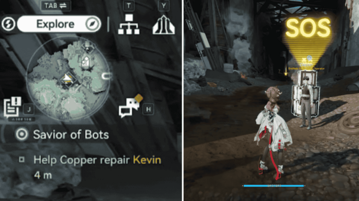 First Robot Location