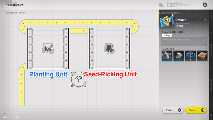 Arknights Endfield Planting Loop Blueprint