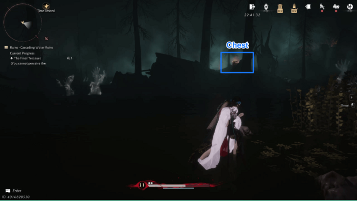 Chest on Top of the Wall