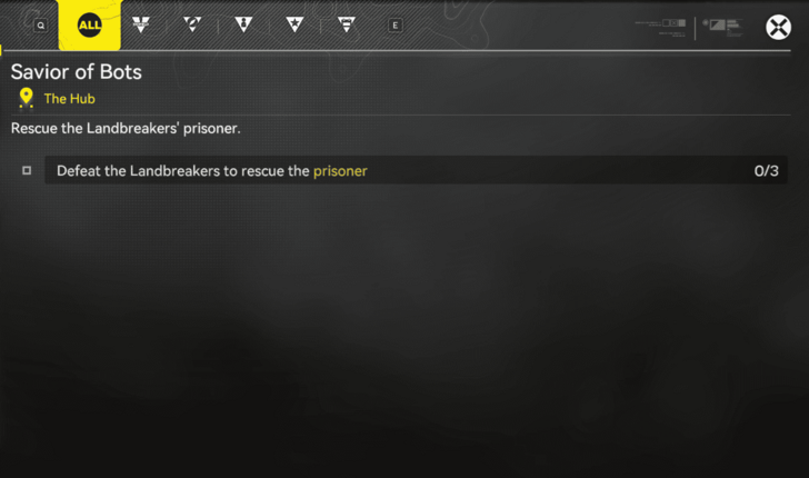 Track and Head to Mission Objective