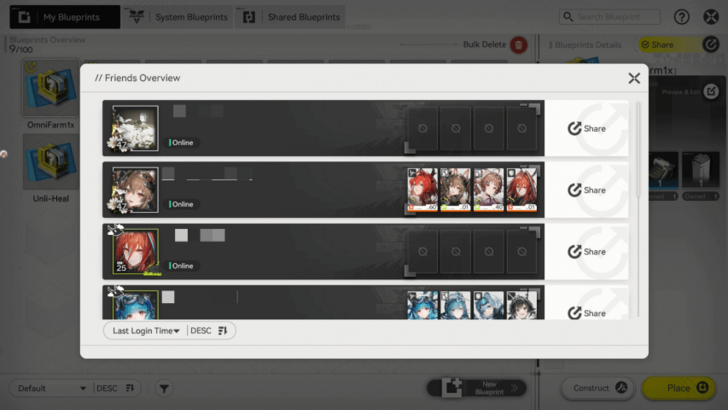 Share Blueprints with Your Friends