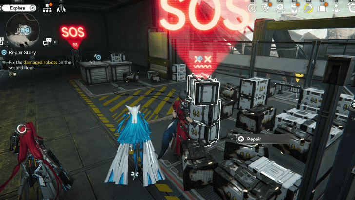 Damaged Robot 2 on the Second Floor