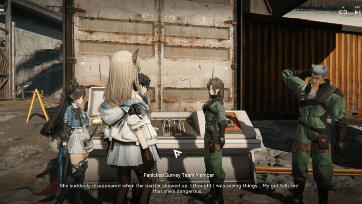 Talk to the Survey Team Member