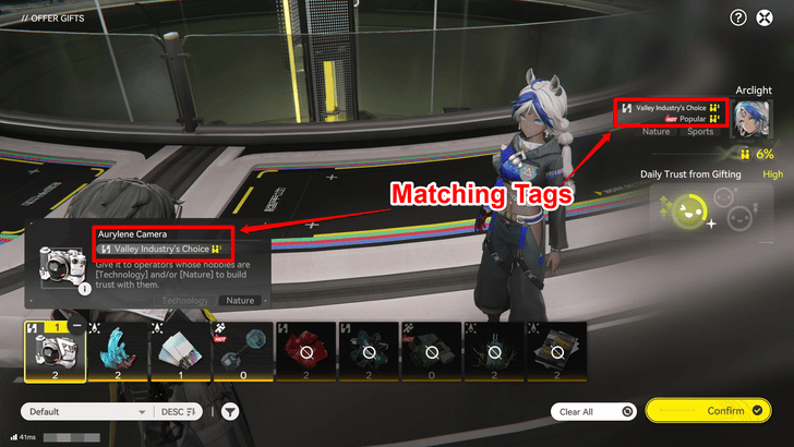 Arknights Endfield Give Operators Their Favorite Gifts