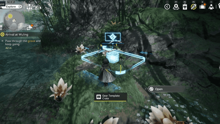 Gear Template Crate in the Overworld